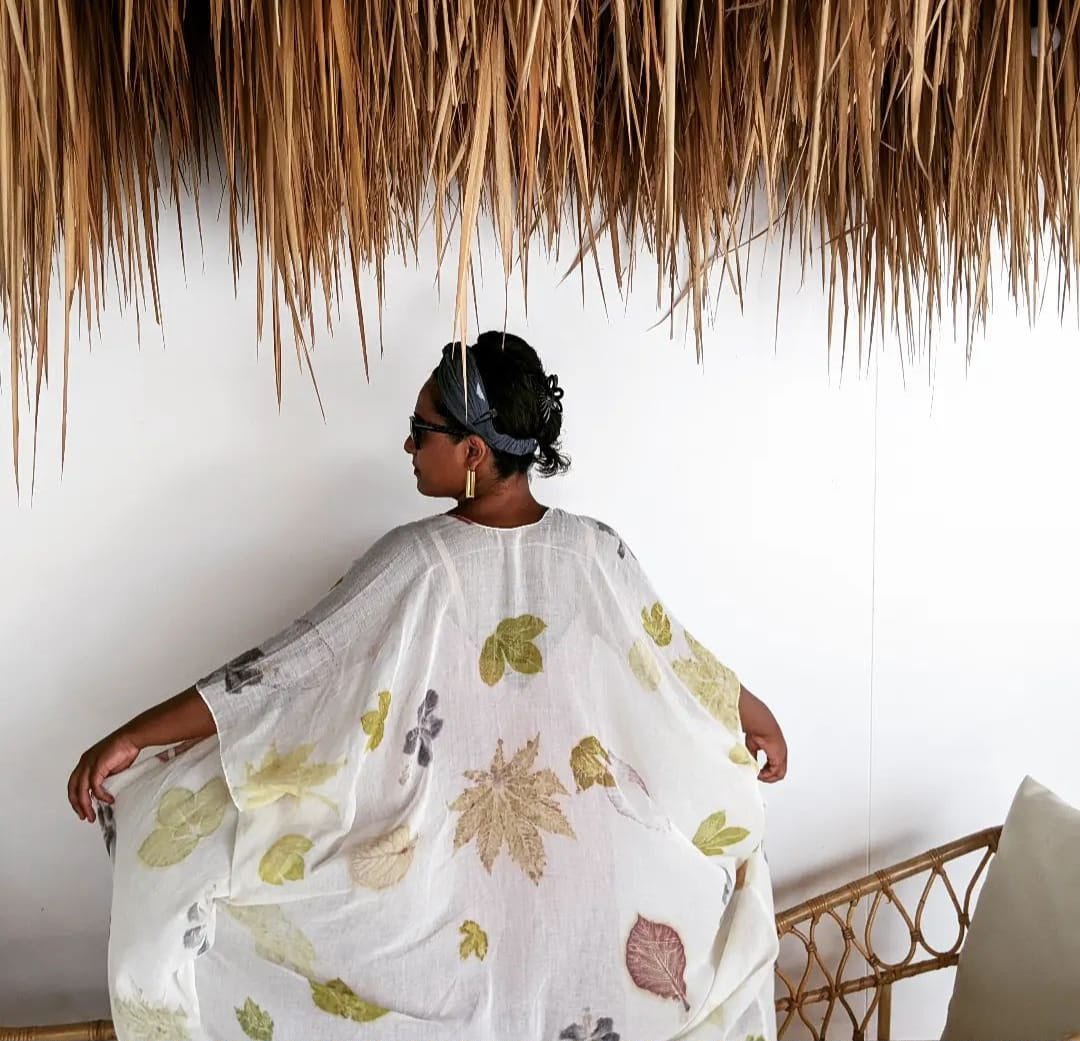 Long Cotton Poncho